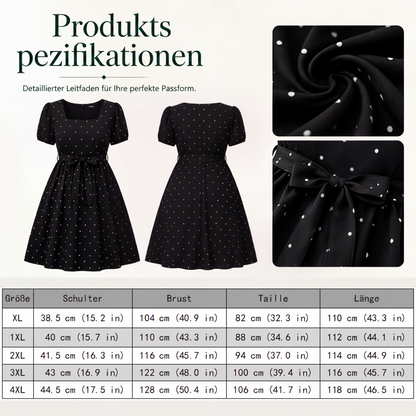 📢📢50%Rabatt!!!🎉✨Polka-Dot-Kleid für Damen in Übergröße