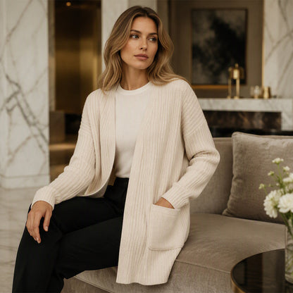 📢📢50%Rabatt!!!🎉✨Gerippte Strickjacke für Damen
