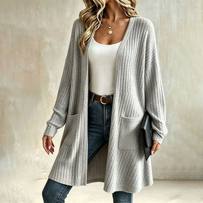 📢📢50%Rabatt!!!🎉✨Gerippte Strickjacke für Damen