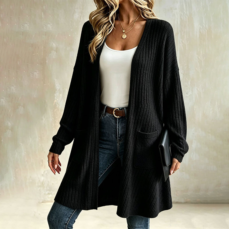📢📢50%Rabatt!!!🎉✨Gerippte Strickjacke für Damen