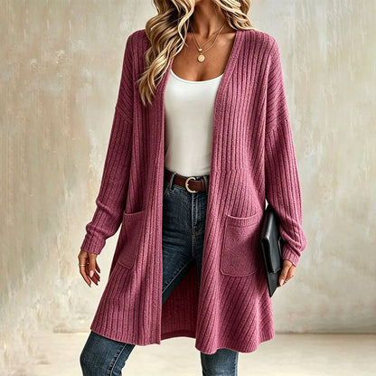📢📢50%Rabatt!!!🎉✨Gerippte Strickjacke für Damen