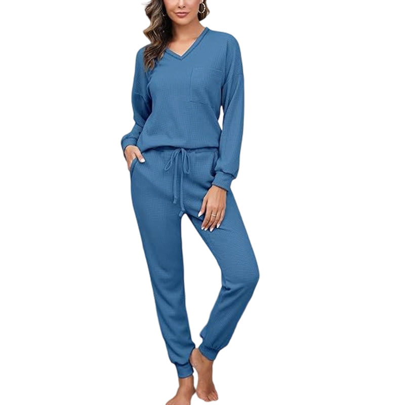 📢📢50%Rabatt!!!🎉✨Langarm-Oberteil & Jogger-Loungewear-Set für Damen