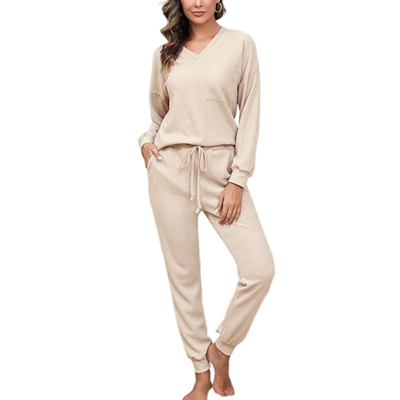 📢📢50%Rabatt!!!🎉✨Langarm-Oberteil & Jogger-Loungewear-Set für Damen