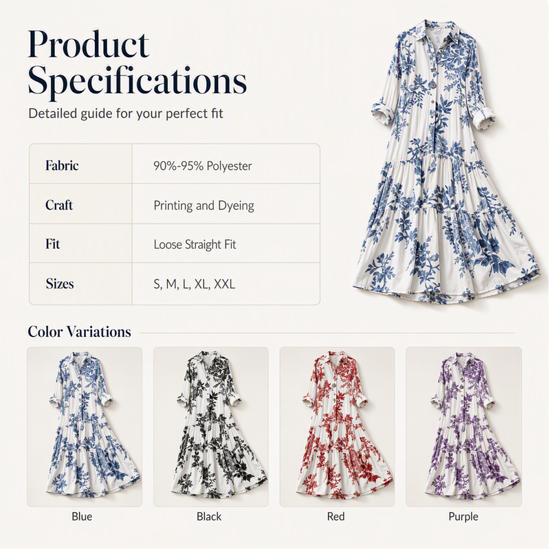 📣📣50%Rabatt!!!🎉✨Maxikleid mit Blumenprint – Leichter Stoff, bequemer Sitz & vielseitig kombinierbar – Ideal für Frühling, Sommer & entspannte Stunden versandfrei