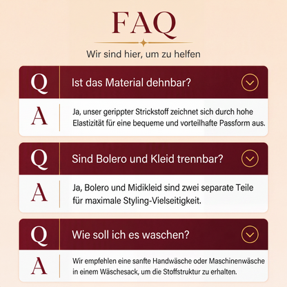 📢📢50%Rabatt!!!🎉✨Geripptes Damen-Bodycon-Kleid mit kurz geschnittener Strickjacke – Figurbetonter Look, weicher Rippstrick & perfekt aufeinander abgestimmt – Ideal für Partys, Dates & besondere Anlässe