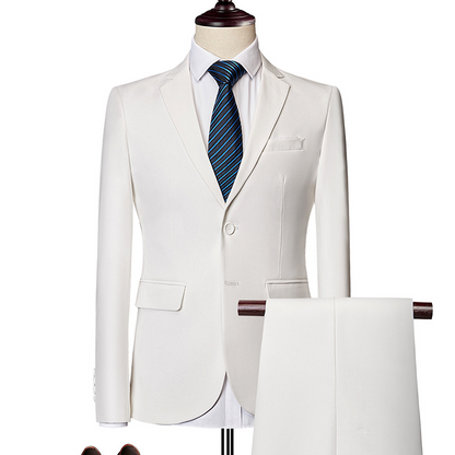 🔥Solange der Vorrat reicht 40 % Rabatt!🎉Zweiteiliges Business-Anzugset für Herren in Modern Fit