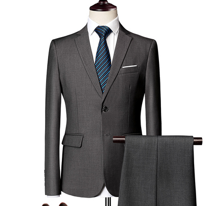 🔥Solange der Vorrat reicht 40 % Rabatt!🎉Zweiteiliges Business-Anzugset für Herren in Modern Fit
