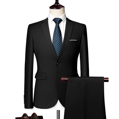 🔥Solange der Vorrat reicht 40 % Rabatt!🎉Zweiteiliges Business-Anzugset für Herren in Modern Fit