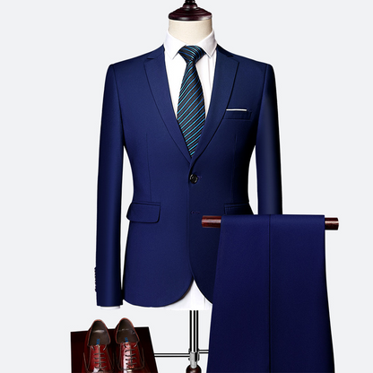 🔥Solange der Vorrat reicht 40 % Rabatt!🎉Zweiteiliges Business-Anzugset für Herren in Modern Fit