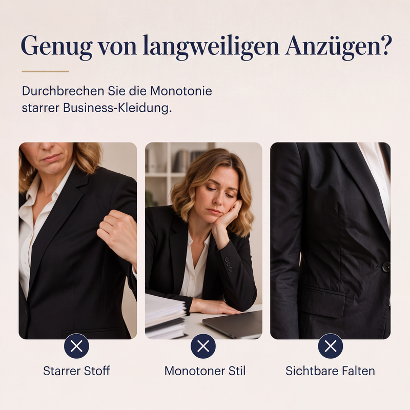 🏆 Verkaufsschlager – jetzt halber Preis! Damen 3-teiliges Anzug-Set: Blazer, Oberteil und Hose
