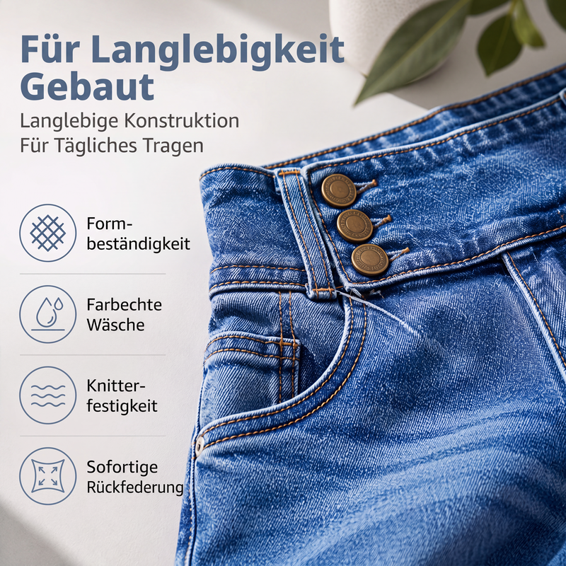 🏷️🎉Herbst Sale – 50 % Rabatt！👖Weite Stretchjeans für Damen