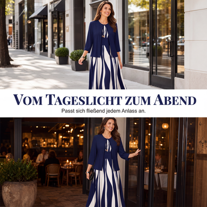 📢📢50%Rabatt!!!🎉✨Schmeichelndes geometrisches Kleid-Set
