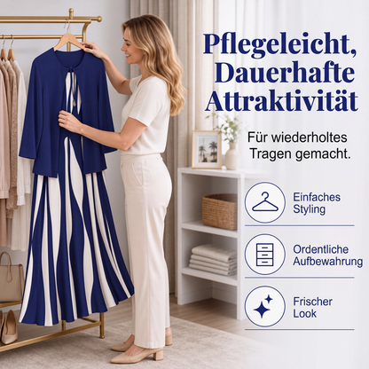 📢📢50%Rabatt!!!🎉✨Schmeichelndes geometrisches Kleid-Set