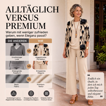 📢📢50%Rabatt!!!🎉✨Elegantes bedrucktes 3-teiliges Set für Damen