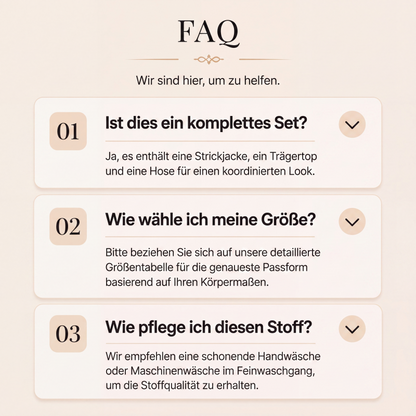 📢📢50%Rabatt!!!🎉✨Elegantes bedrucktes 3-teiliges Set für Damen