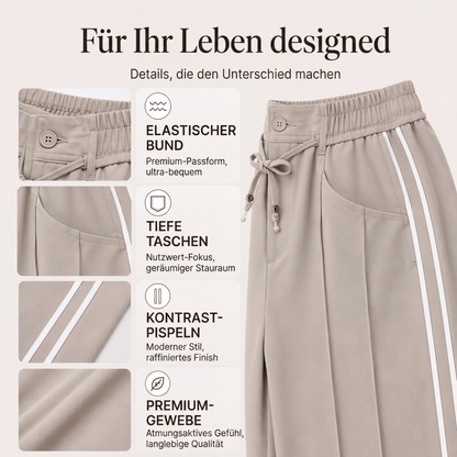 👖 50 % RABATT – Weite Damen-Hose mit Kordelzug | Lässiger Komfort trifft auf eleganten Alltagsstil ✨