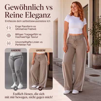 👖 50 % RABATT – Weite Damen-Hose mit Kordelzug | Lässiger Komfort trifft auf eleganten Alltagsstil ✨