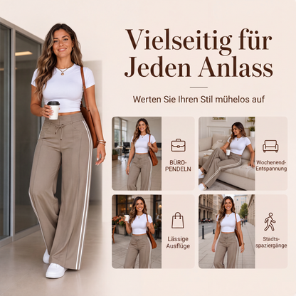 👖 50 % RABATT – Weite Damen-Hose mit Kordelzug | Lässiger Komfort trifft auf eleganten Alltagsstil ✨