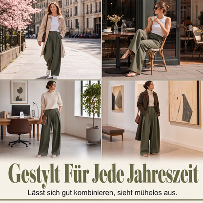 📢📢50%Rabatt!!!🎉✨Damen Plisseehosen mit weitem Bein