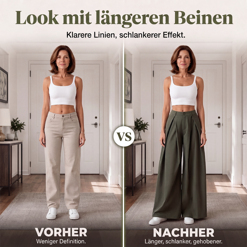 📢📢50%Rabatt!!!🎉✨Damen Plisseehosen mit weitem Bein