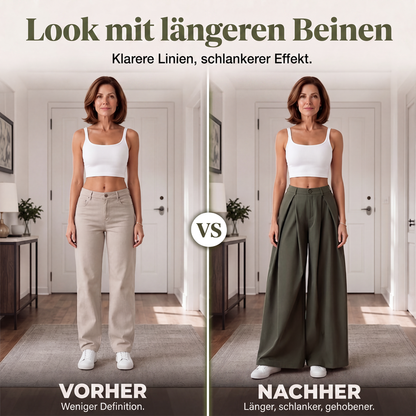 📢📢50%Rabatt!!!🎉✨Damen Plisseehosen mit weitem Bein