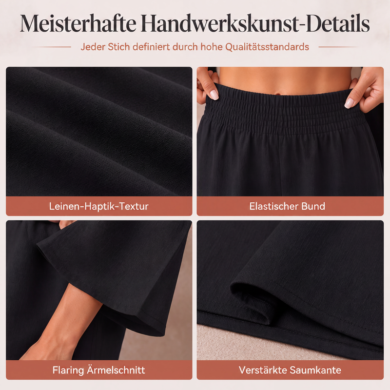 📢📢50%Rabatt!!!🎉✨Damen-Off-Shoulder-Oberteil & Weite-Hosen-Set