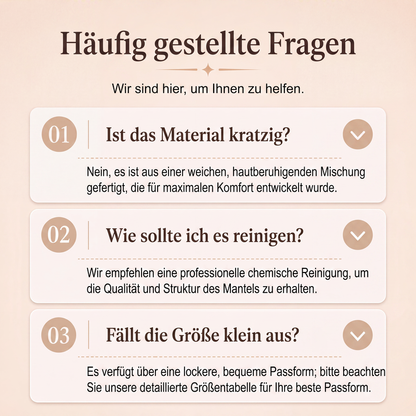 📢📢50%Rabatt!!!🎉✨Damen Wollmantel mit Zweireiherknopfleiste