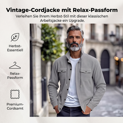 📢📢50%Rabatt!!!🎉✨Cordjacke für Herren im Vintage-Stil