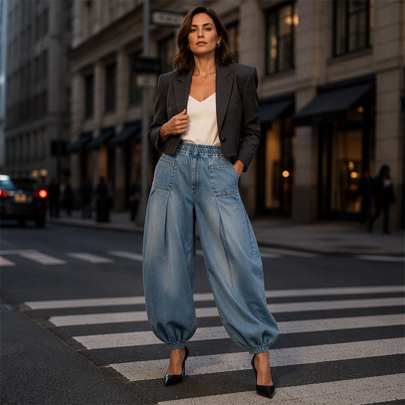 📢📢50%Rabatt!!!🎉✨Lockere Damen-Haremjeans