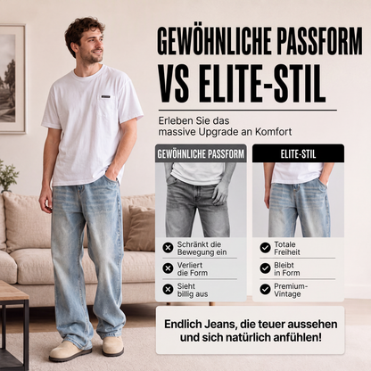 📣📣50%Rabatt!!!🎉✨Curved-Leg-Jeans im Vintage-Look – Leichter Denim, bequemer Sitz & zeitloses Design – Ideal für Frühling, Herbst & entspannte Stunden