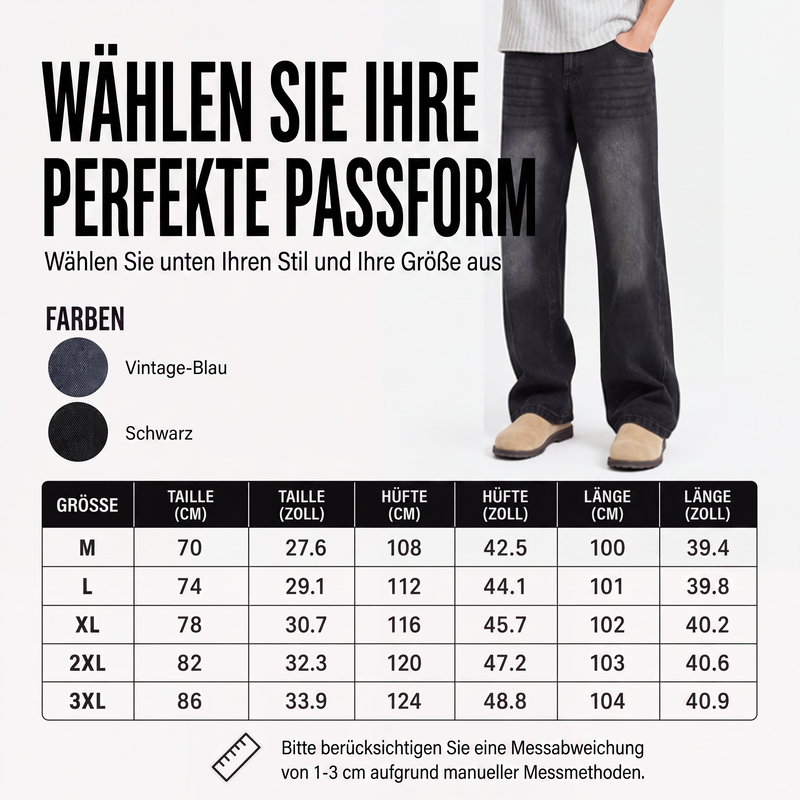 📣📣50%Rabatt!!!🎉✨Curved-Leg-Jeans im Vintage-Look – Leichter Denim, bequemer Sitz & zeitloses Design – Ideal für Frühling, Herbst & entspannte Stunden