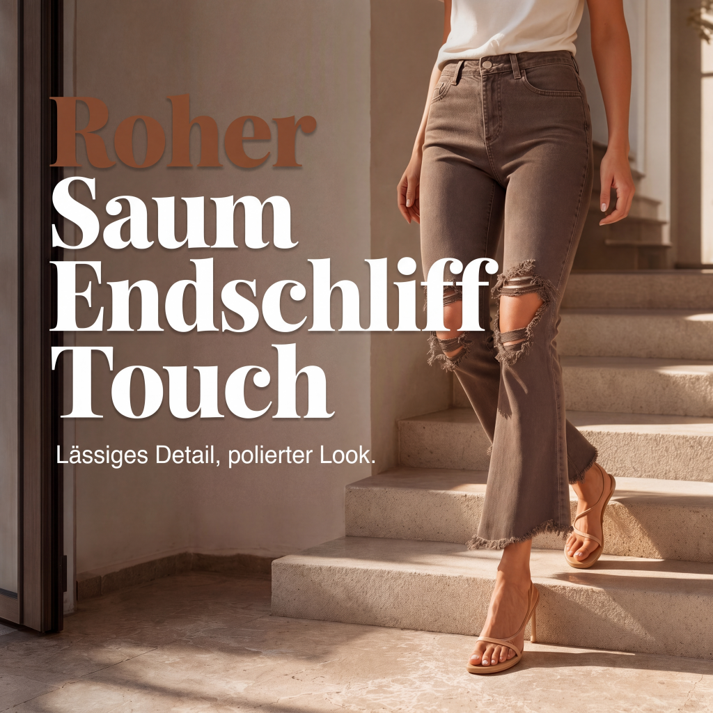 📣📣50%Rabatt!!!🎉✨Flare-Jeans mit Beinverlängerung – Leichter Denim, bequemer Sitz & zeitloses Design – Ideal für Frühling, Herbst & entspannte Stunden