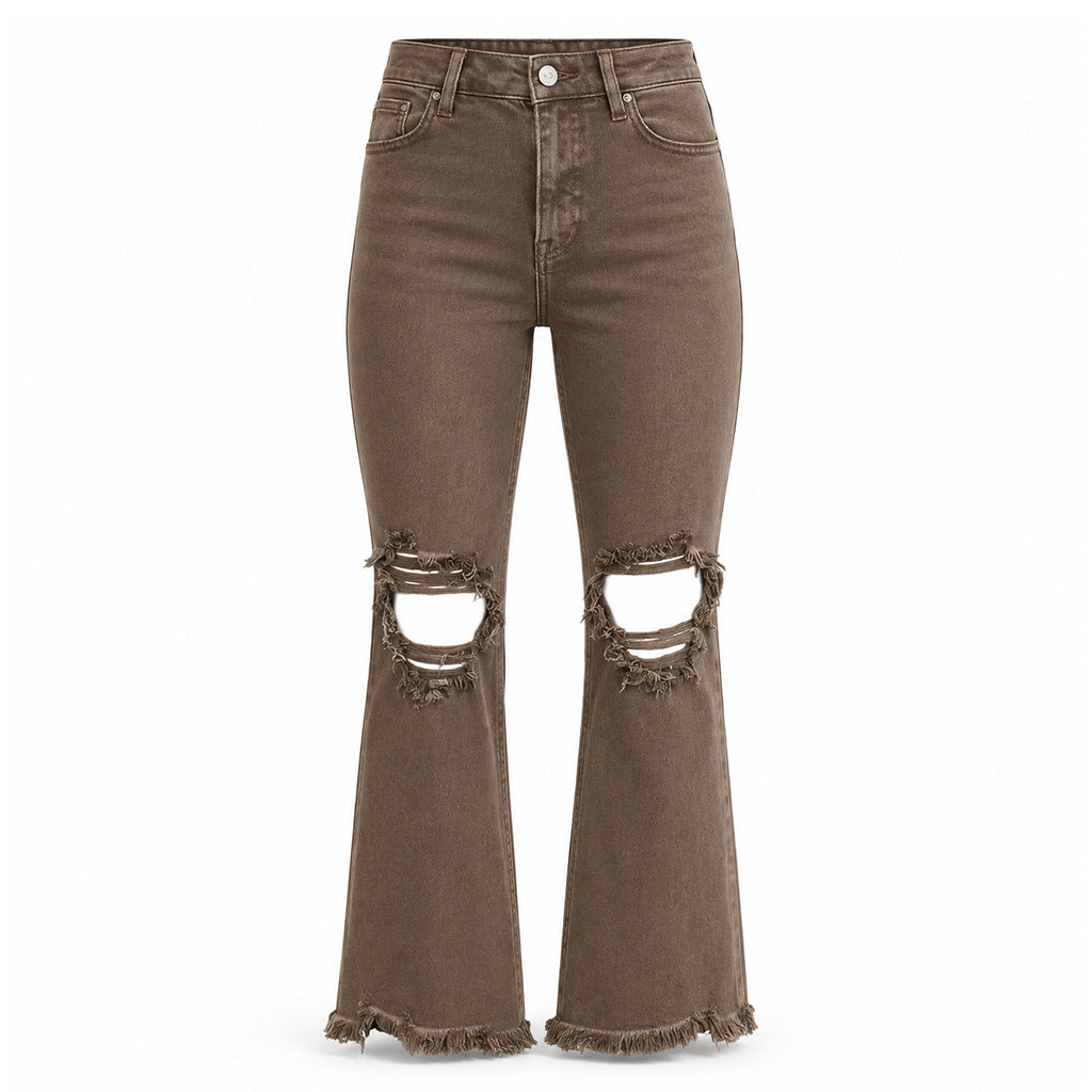 📣📣50%Rabatt!!!🎉✨Flare-Jeans mit Beinverlängerung – Leichter Denim, bequemer Sitz & zeitloses Design – Ideal für Frühling, Herbst & entspannte Stunden
