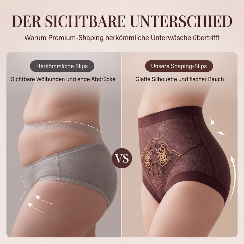 💥 Blitz-50%! Damen Spitzenunterwäsche mit hoher Taille zur Bauchkontrolle