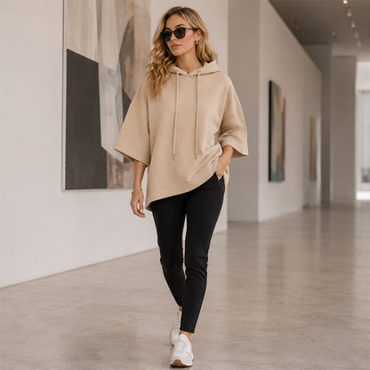 🧥 50 % RABATT – Damen Oversize Hoodie mit weitem Ärmel | Kuscheliger Komfort trifft auf modernen Casual-Look ✨