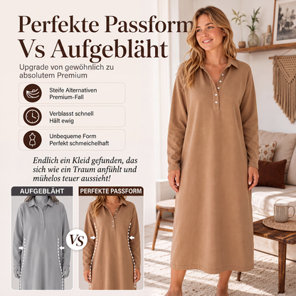 📢📢50%Rabatt!!!🎉✨Langarm-Strick-Sweatshirtkleid für Damen