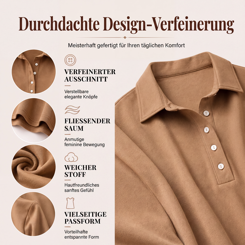 📢📢50%Rabatt!!!🎉✨Langarm-Strick-Sweatshirtkleid für Damen