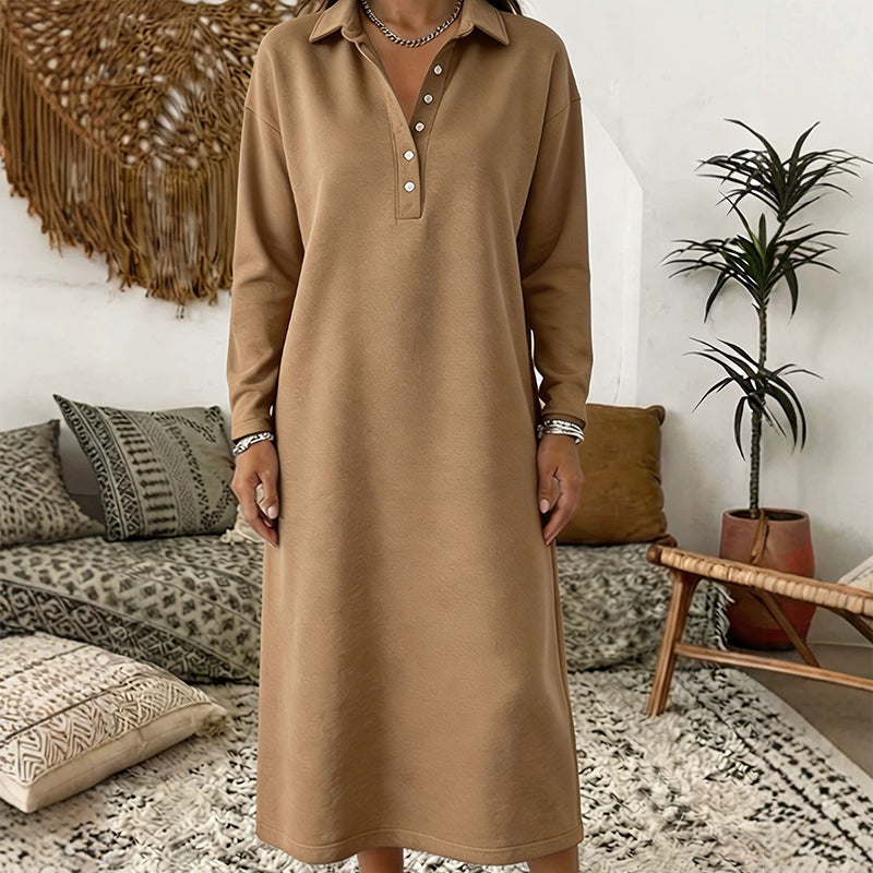 📢📢50%Rabatt!!!🎉✨Langarm-Strick-Sweatshirtkleid für Damen