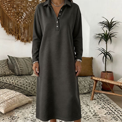 📢📢50%Rabatt!!!🎉✨Langarm-Strick-Sweatshirtkleid für Damen