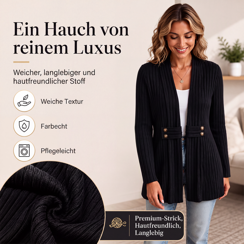 📢📢50%Rabatt!!!🎉✨Gerippter Strickcardigan für Damen