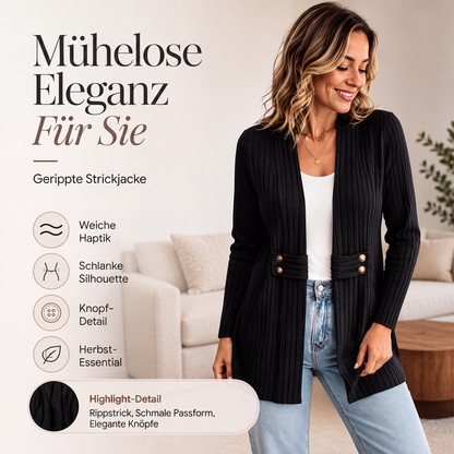 📢📢50%Rabatt!!!🎉✨Gerippter Strickcardigan für Damen