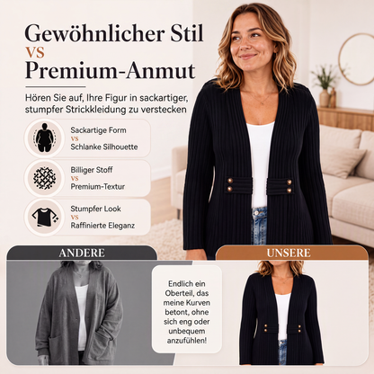 📢📢50%Rabatt!!!🎉✨Gerippter Strickcardigan für Damen