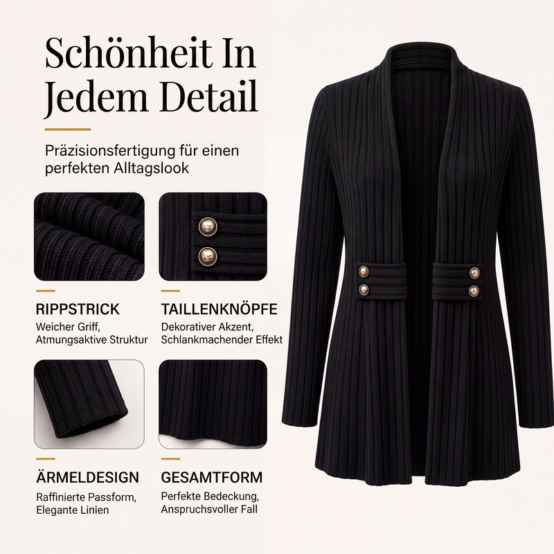 📢📢50%Rabatt!!!🎉✨Gerippter Strickcardigan für Damen
