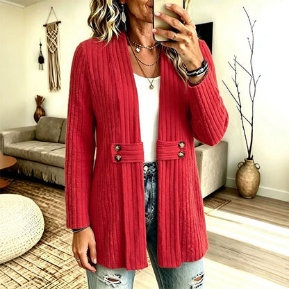 📢📢50%Rabatt!!!🎉✨Gerippter Strickcardigan für Damen