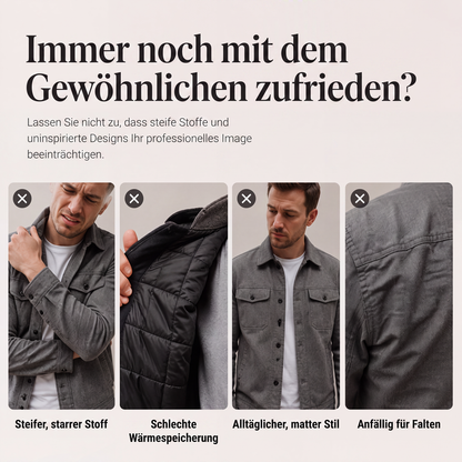 📢📢50%Rabatt!!!🎉✨Herrenjacke aus Kunstwildleder mit Schachbrettmuster