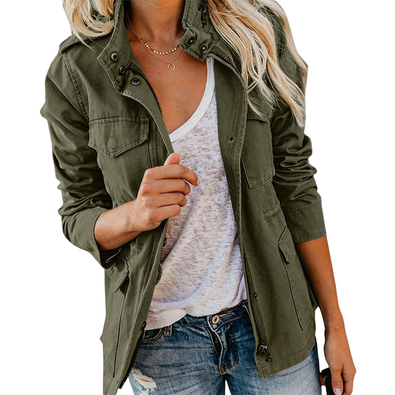 📢📢50%Rabatt!!!🎉✨Damen Utility-Jacke mit Taschen