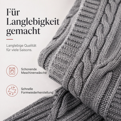 📢📢50%Rabatt!!!🎉✨Lange Strickjacke mit Kapuze & Taschen für Damen