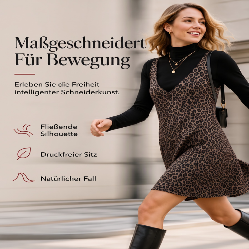 📢📢50%Rabatt!!!🎉✨Schmeichelhaftes geschichtetes Leoparden-Set