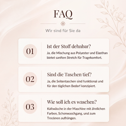 🌸 50 % RABATT | Mühelose Eleganz – Florales V-Ausschnitt-Kleid mit schmeichelhaftem Taillendetail