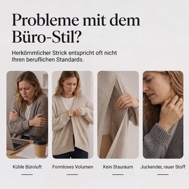 📢📢50%Rabatt!!!🎉✨Damen Strickcardigan mit Reverskragen